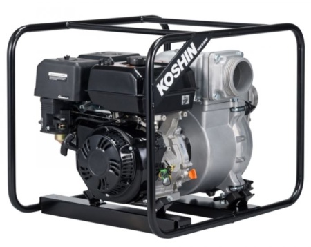 Бензиновая мотопомпа для сильно загрязненных вод Koshin KTZ-100X